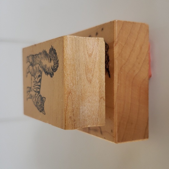 2 Cat Stamps Cat Stamps for Crafts Cat Stamp - Picture 4 of 12